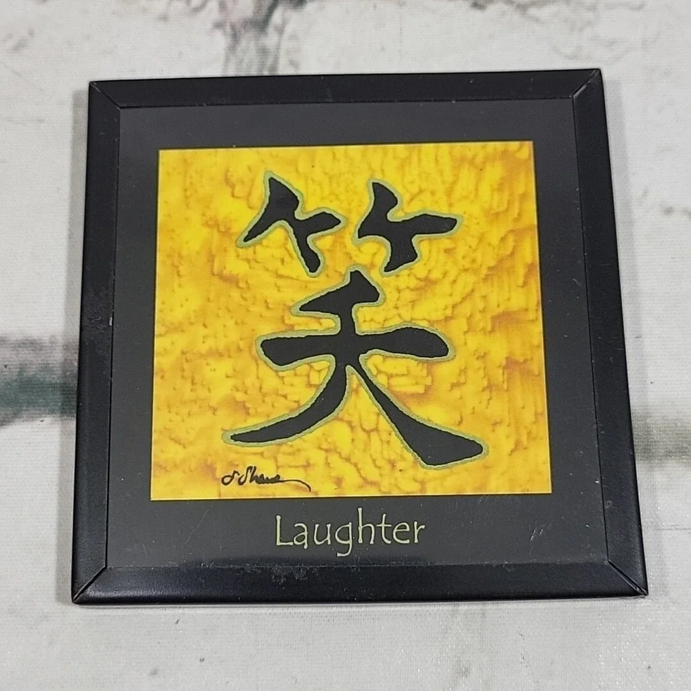 Sybil Shane Tara Sullivan Fridge Magnets Long Life Laughter Chinese Characters